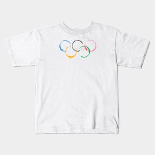 Olympic Games Coffee Rings Kids T-Shirt